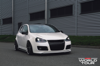   Vossen: CV1 - Matte Black Machined / Stainless Lip - F: 19x8.5 / R: 19x10